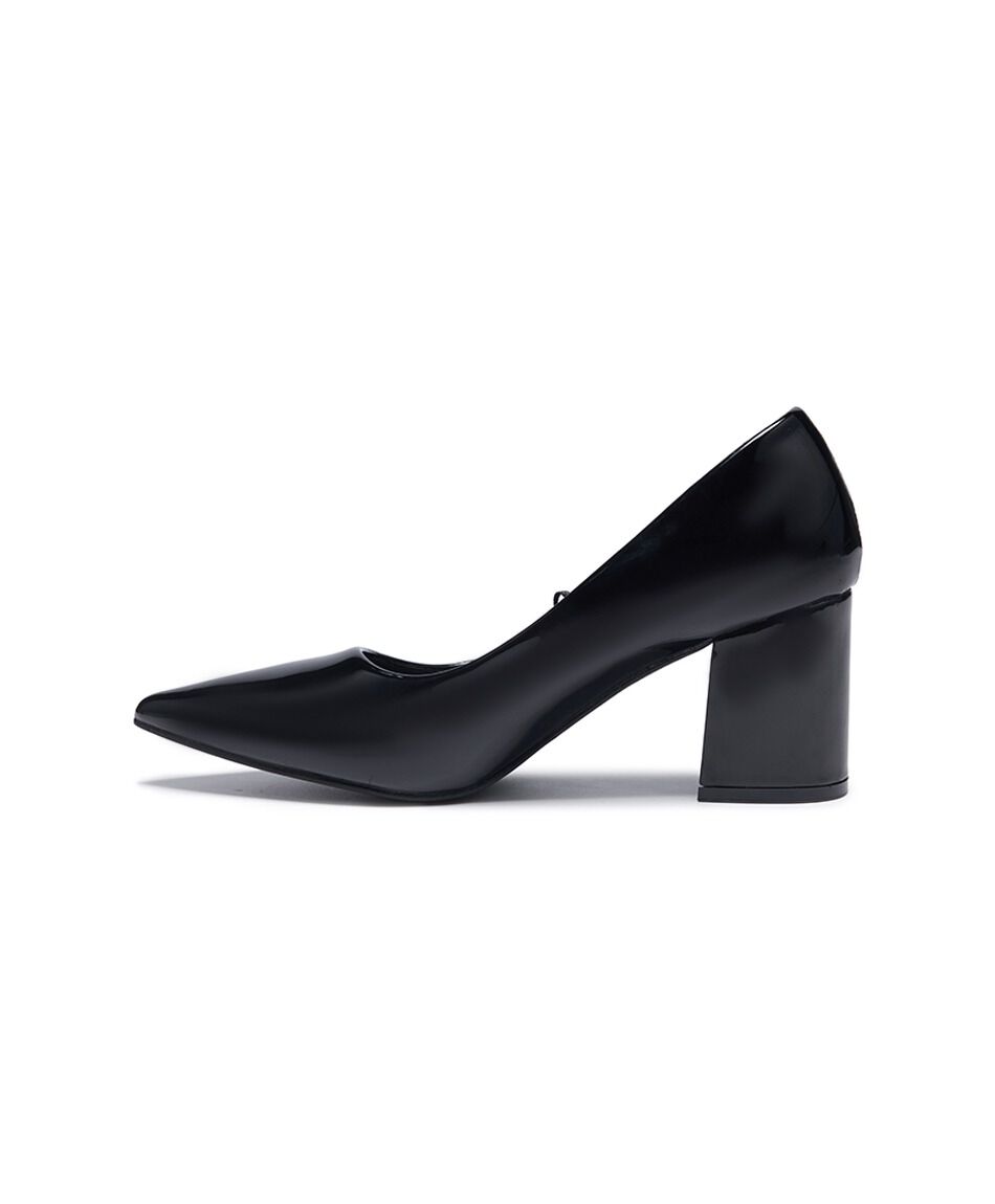 Zapato mujer charol reina taco