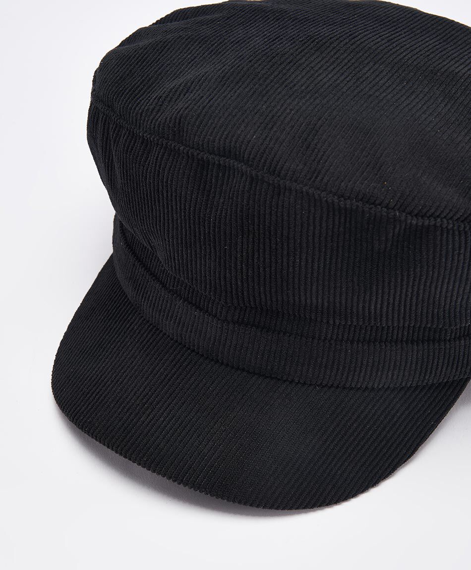 Boina mujer dise&ntilde;o cotel&eacute; negro