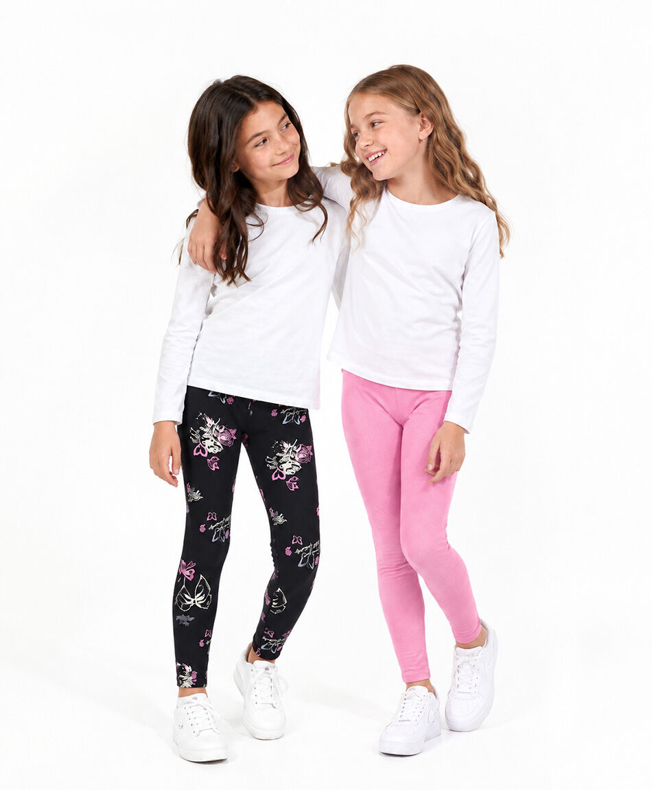 Pack 2 leggins ni&ntilde;a frases