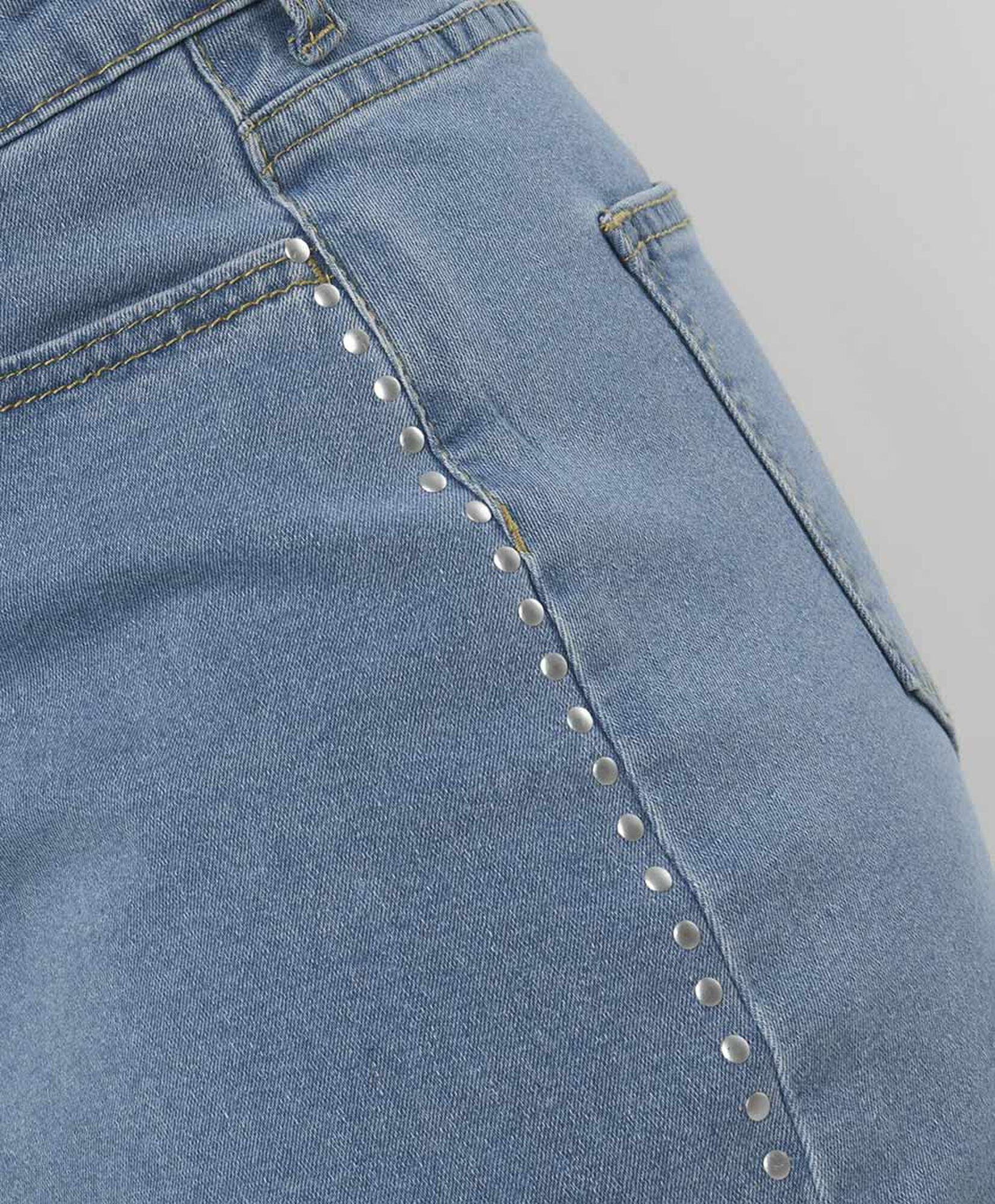 Falda mujer denim brillos Falda mujer denim brillos