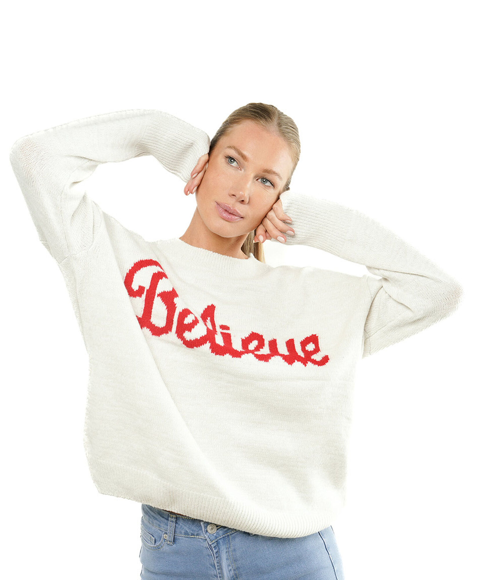 Sweater mujer believe Sweater mujer believe