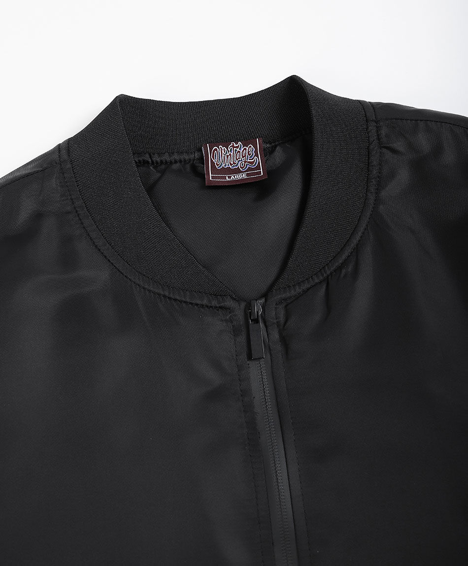Chaqueta hombre bomber lisa