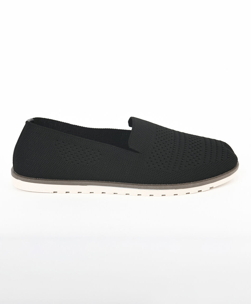 Mocas&iacute;n mujer tejido