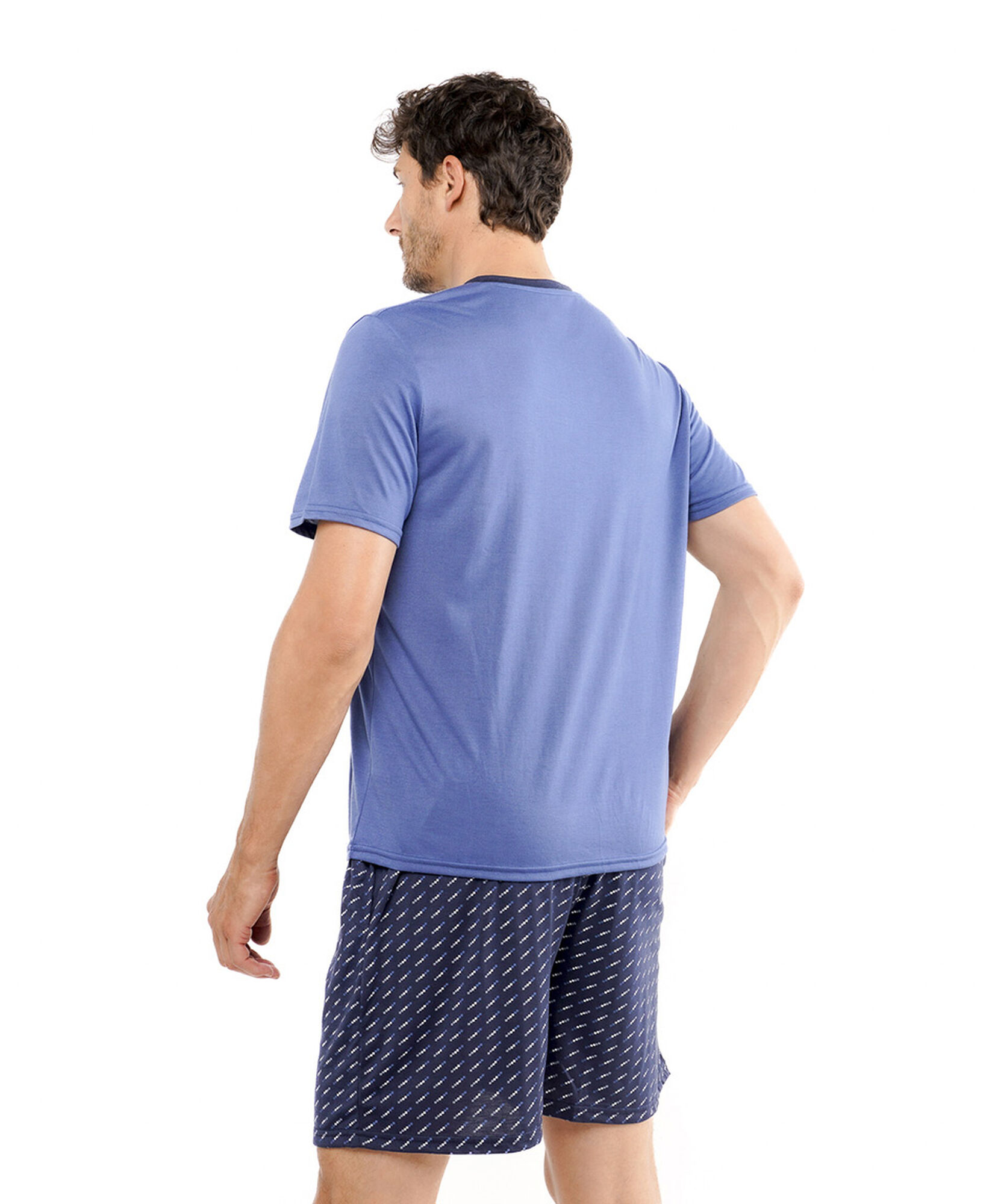 Pijama hombre bicolor bolsillo Pijama hombre bicolor bolsillo