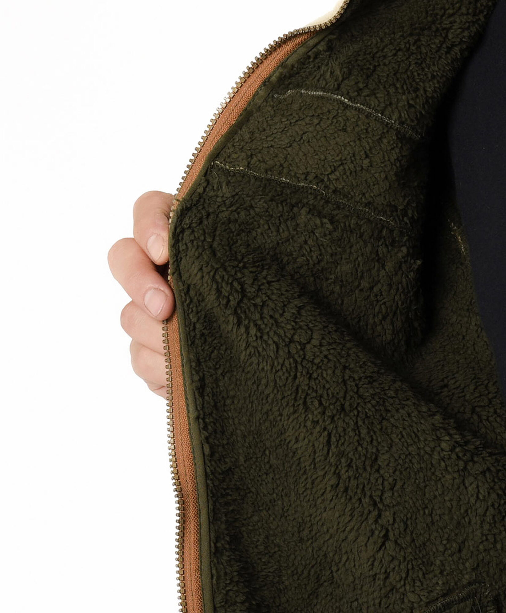 Chaqueta hombre polar bicolor Chaqueta hombre polar bicolor