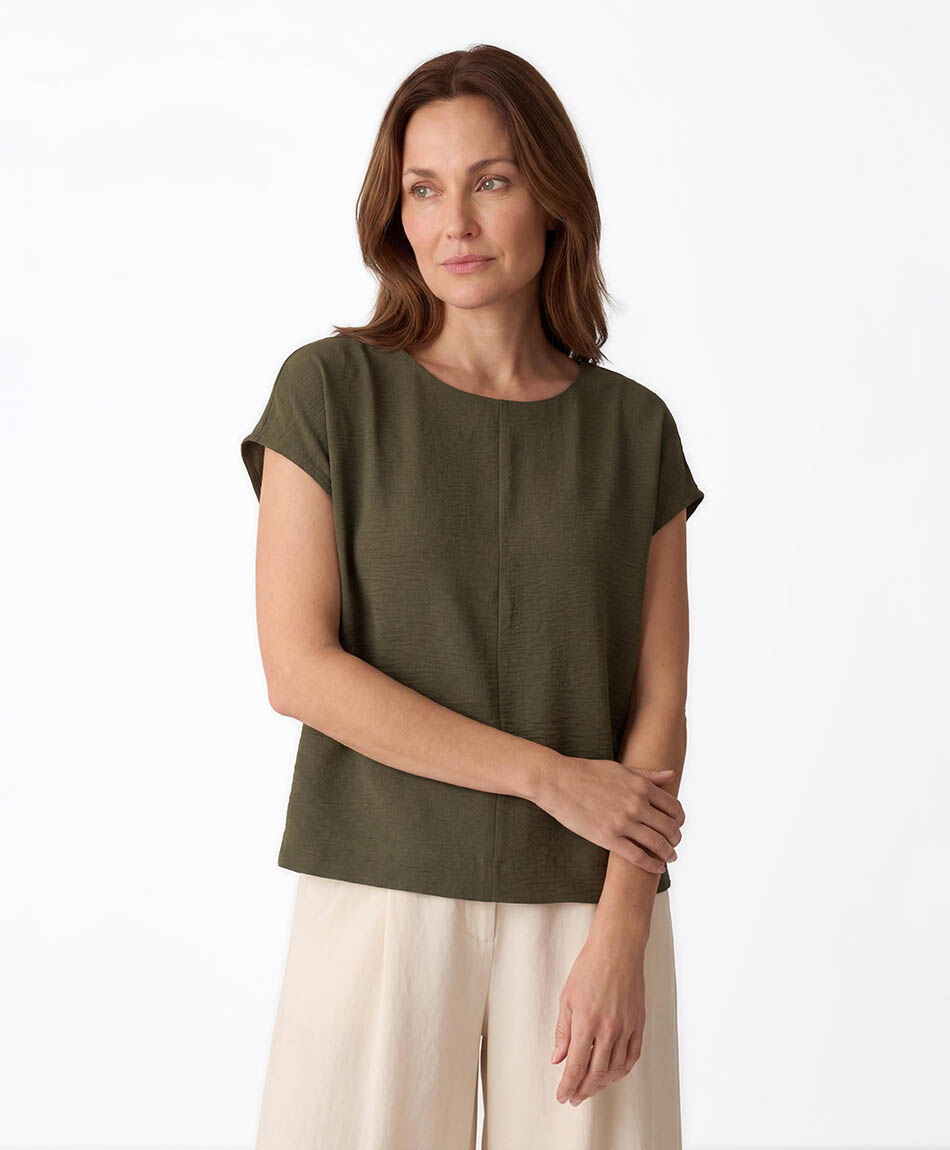 Blusa mujer pliegue