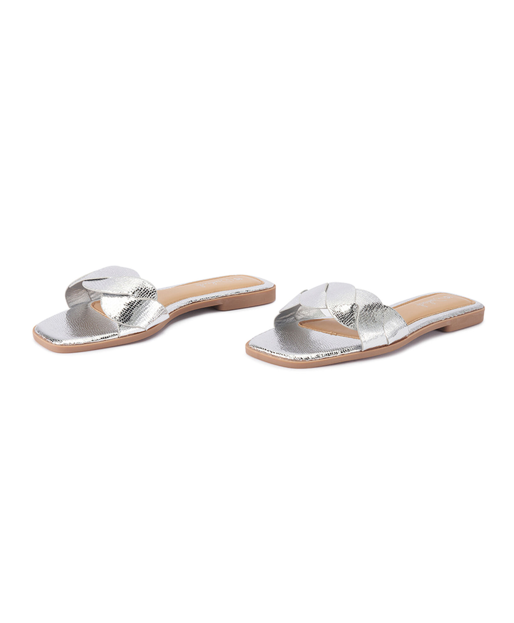Sandalia mujer plana silver Sandalia mujer plana silver