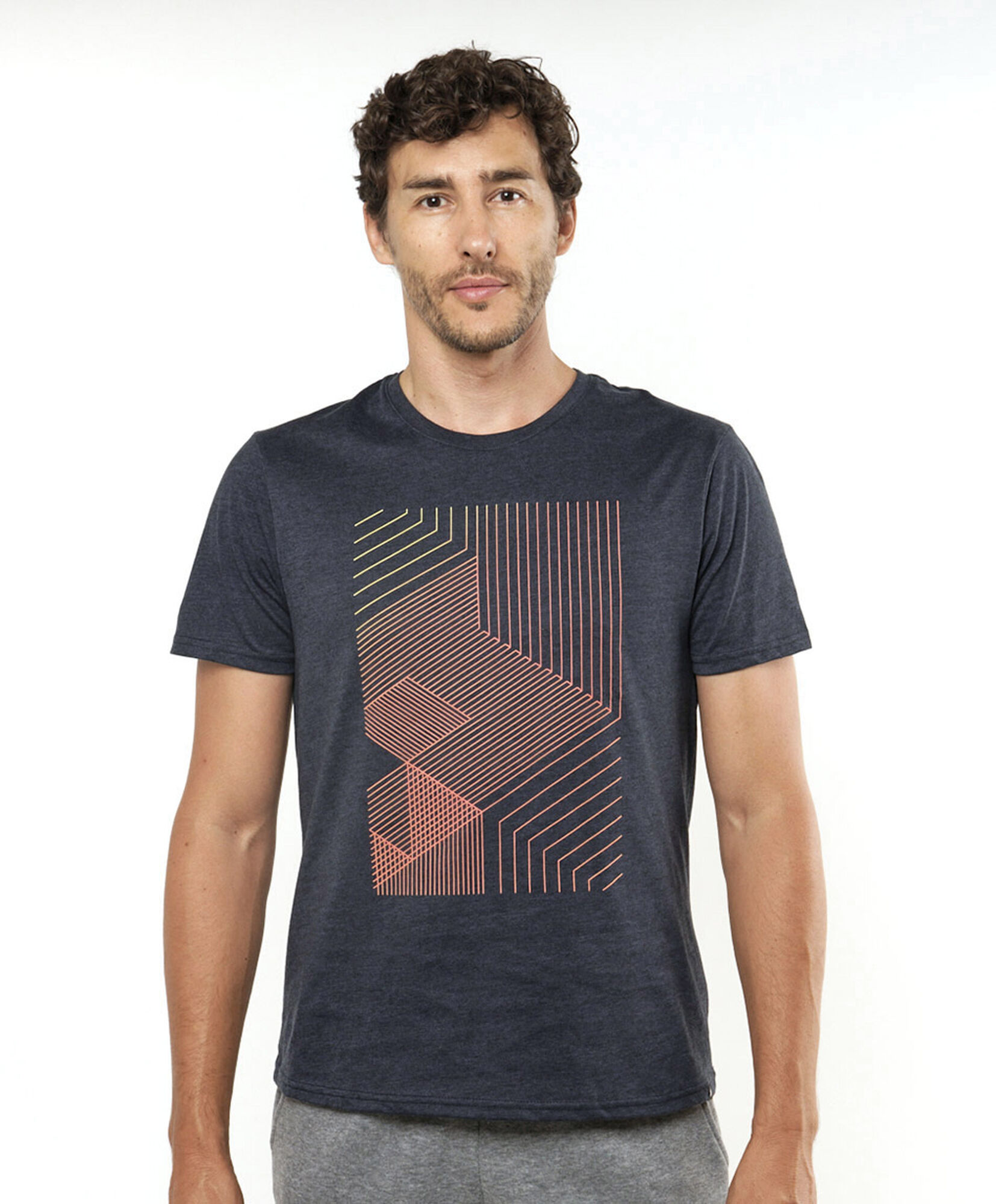 Polera deportiva hombre print dragón Polera deportiva hombre print dragón