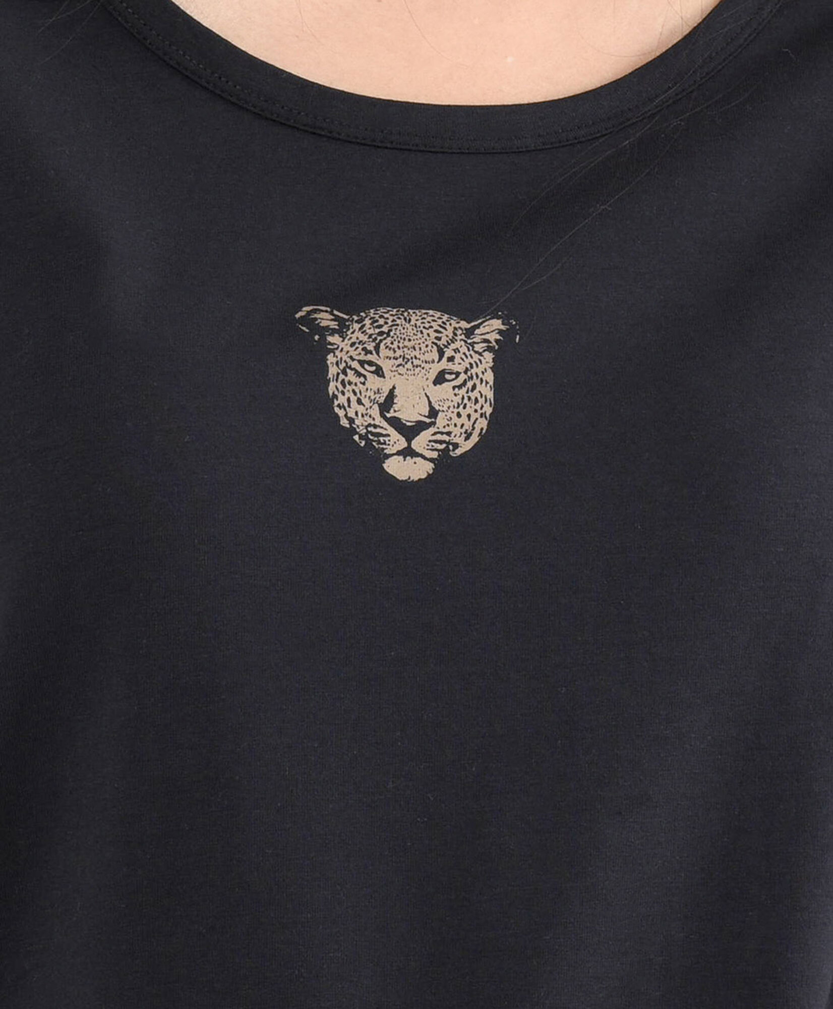 Polera mujer print leopardo Polera mujer print leopardo