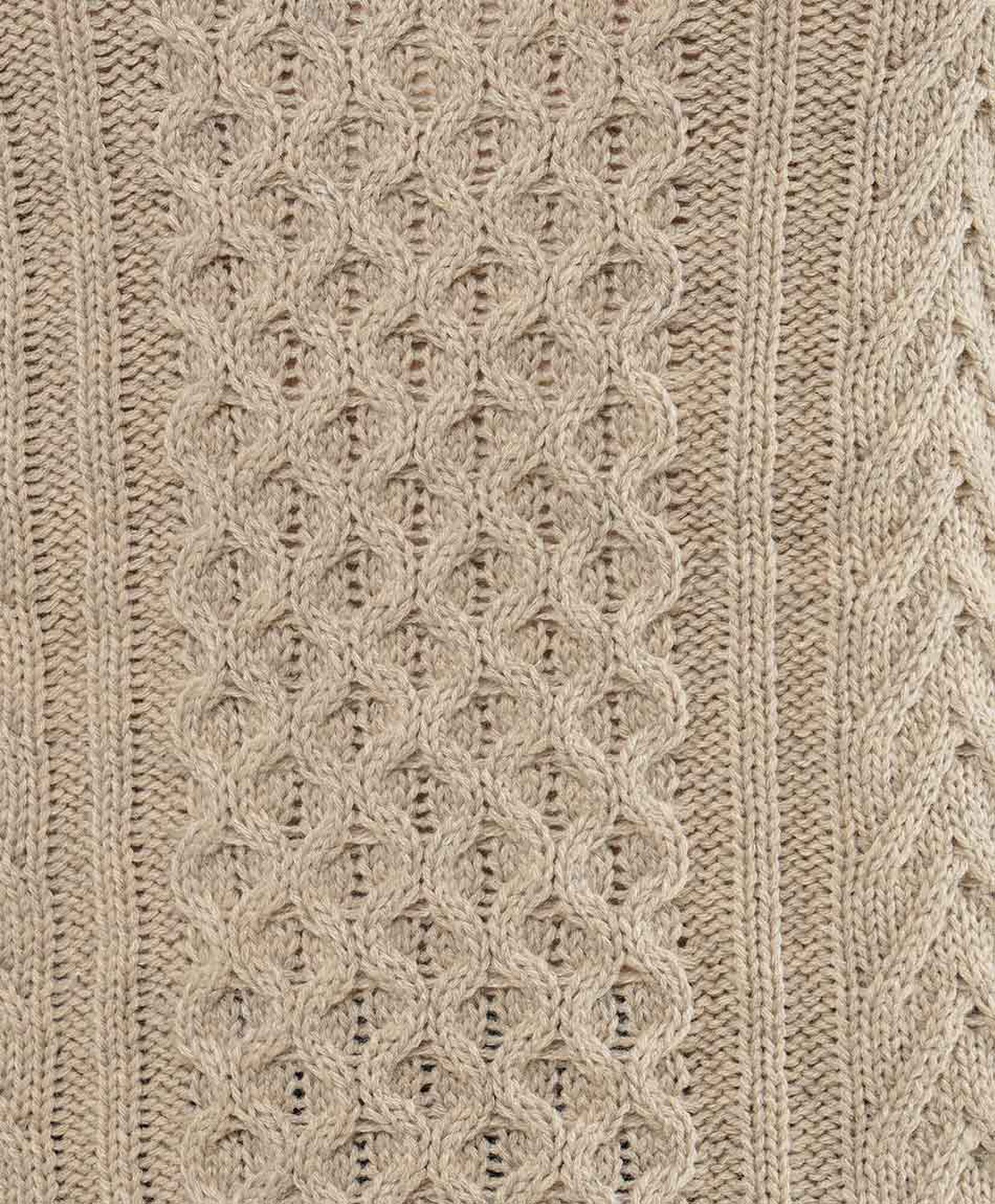 Sweater mujer trenzado extra largo Sweater mujer trenzado extra largo