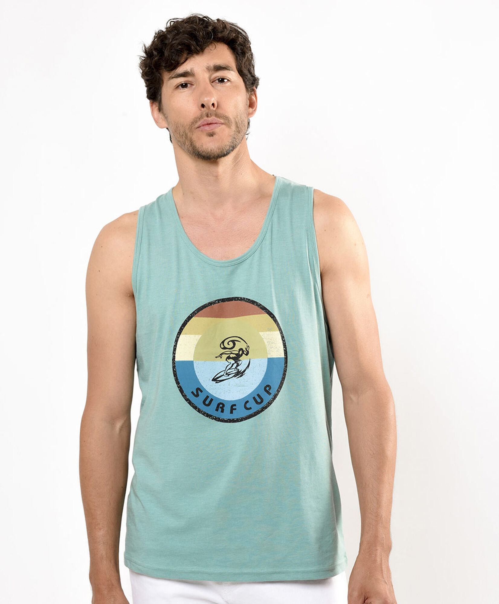 Polera hombre surf sin mangas Polera hombre surf sin mangas