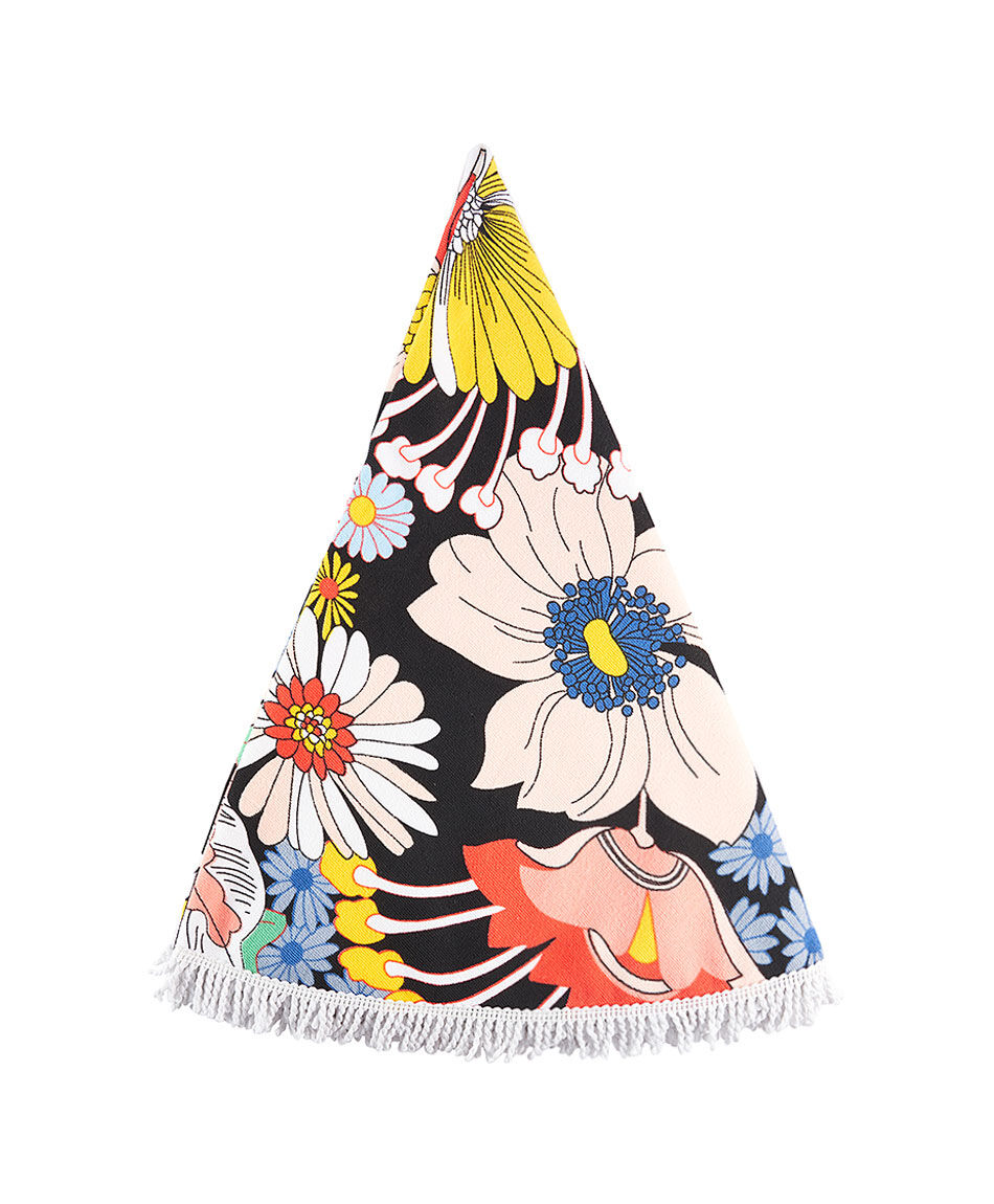 Toalla redonda flores