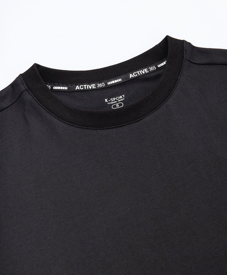 Polera deportiva mujer basic black