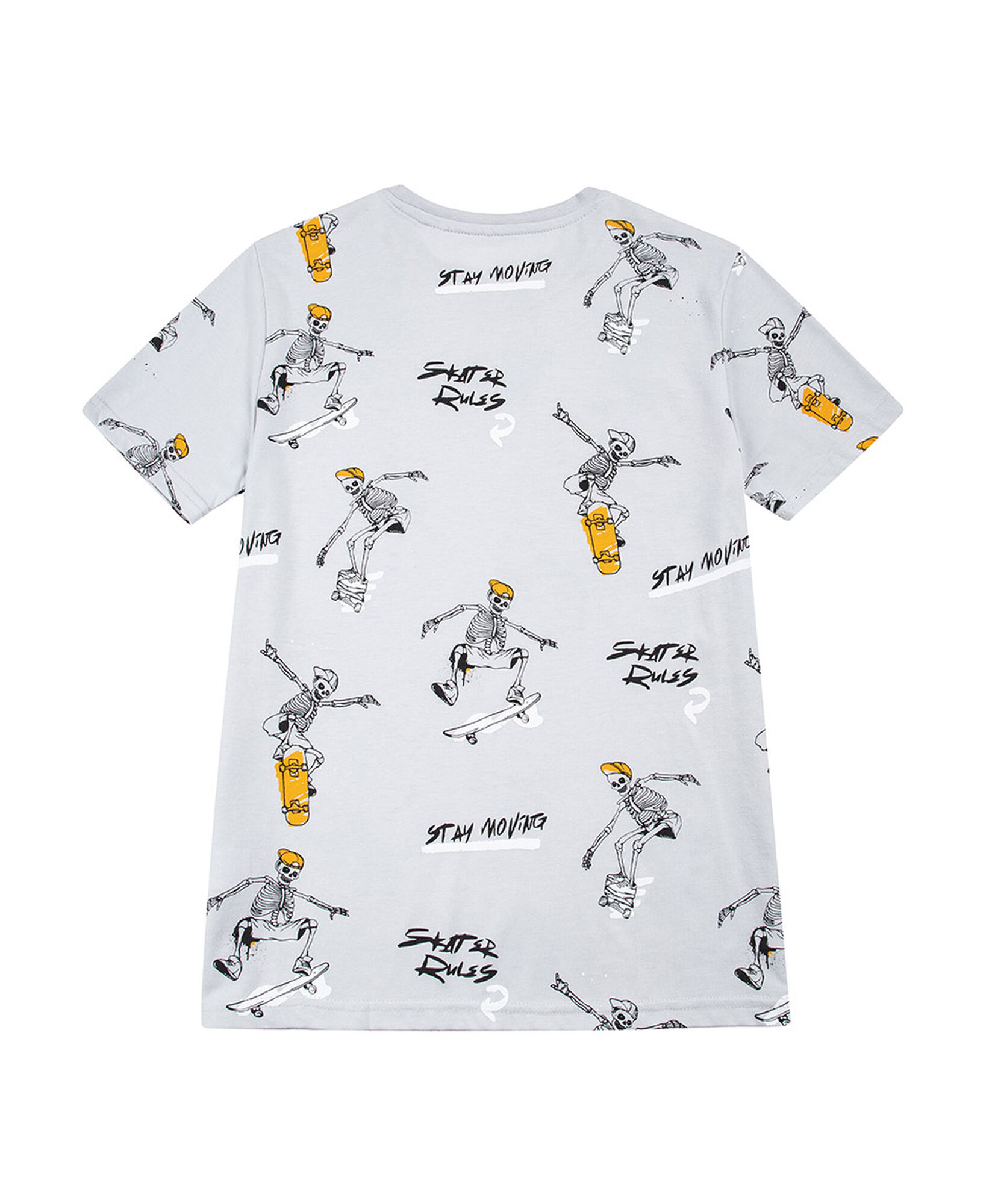 Polera niño esqueleto skate Polera niño esqueleto skate
