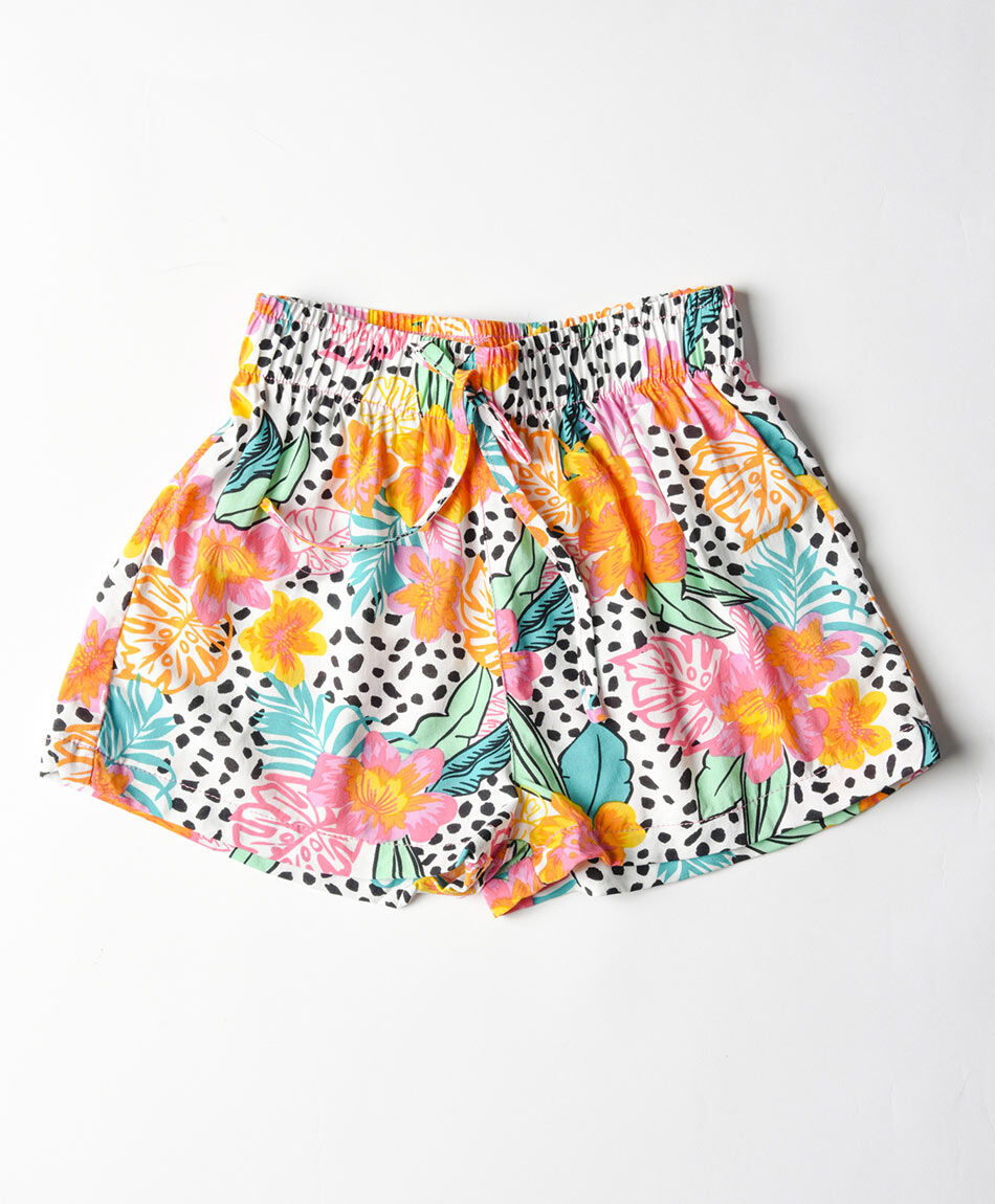 Short niña flores