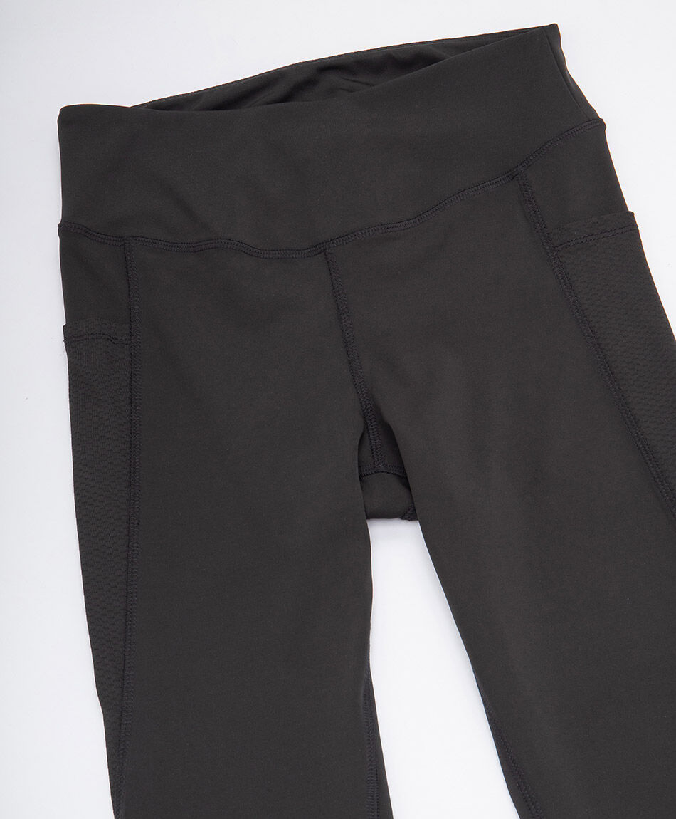 Calza deporiva mujer bolsillos black