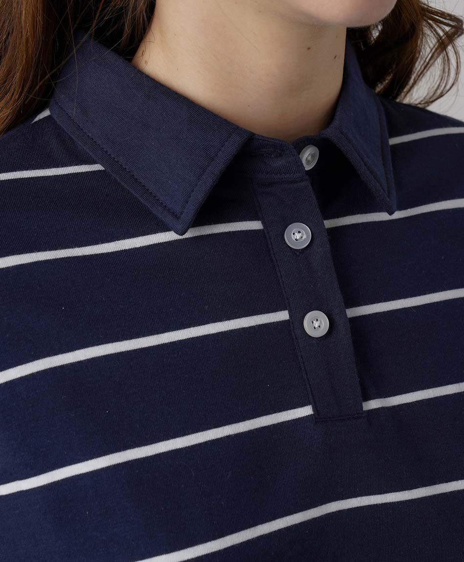 Poler&oacute;n mujer l&iacute;neas polo