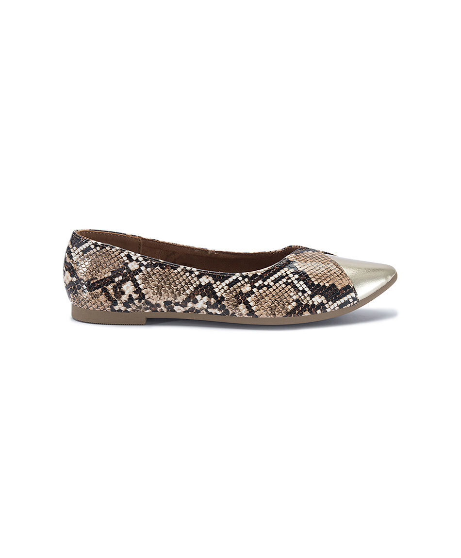 Ballerina mujer snake brown