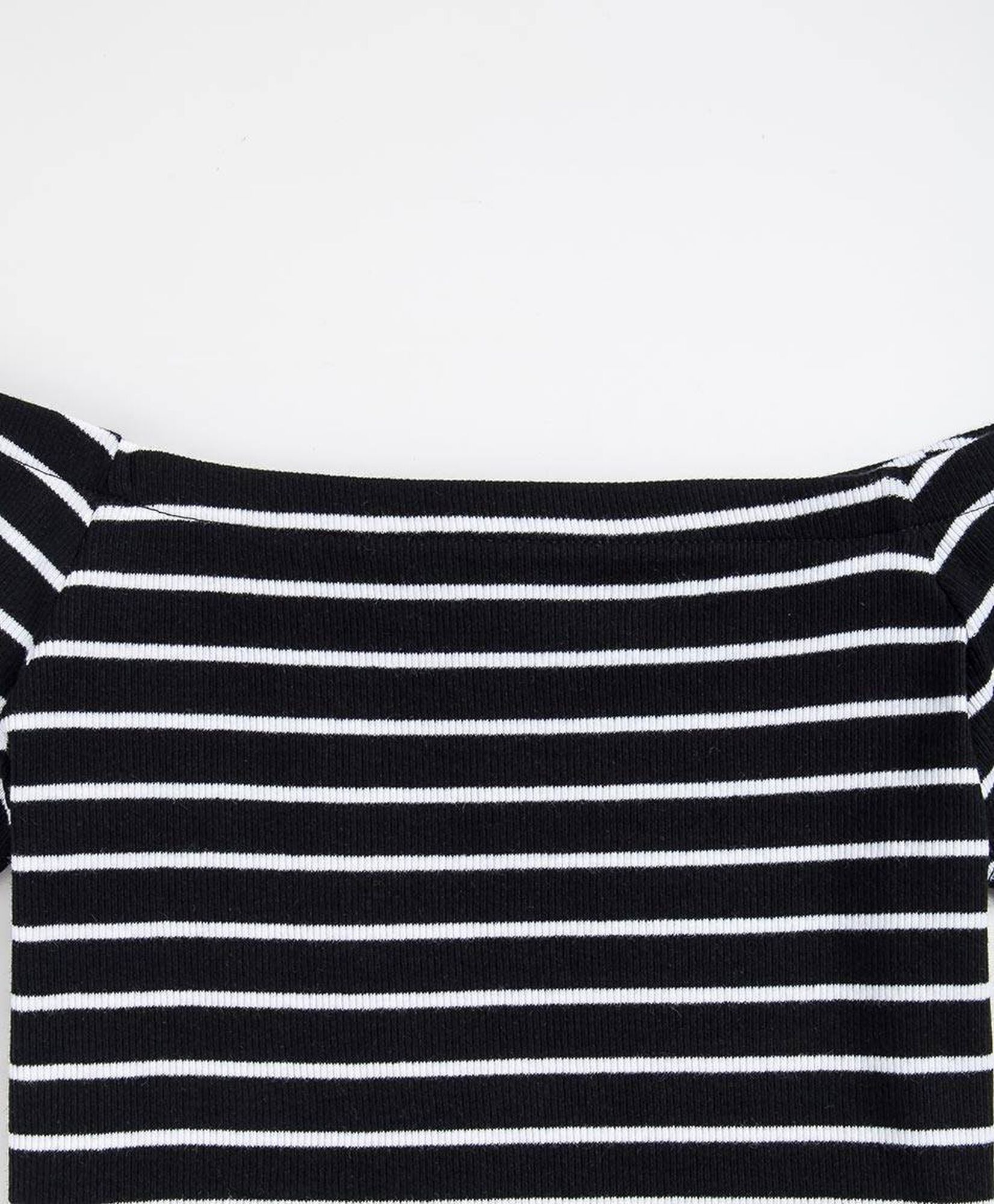Polera niña acanalada líneas Polera niña acanalada líneas