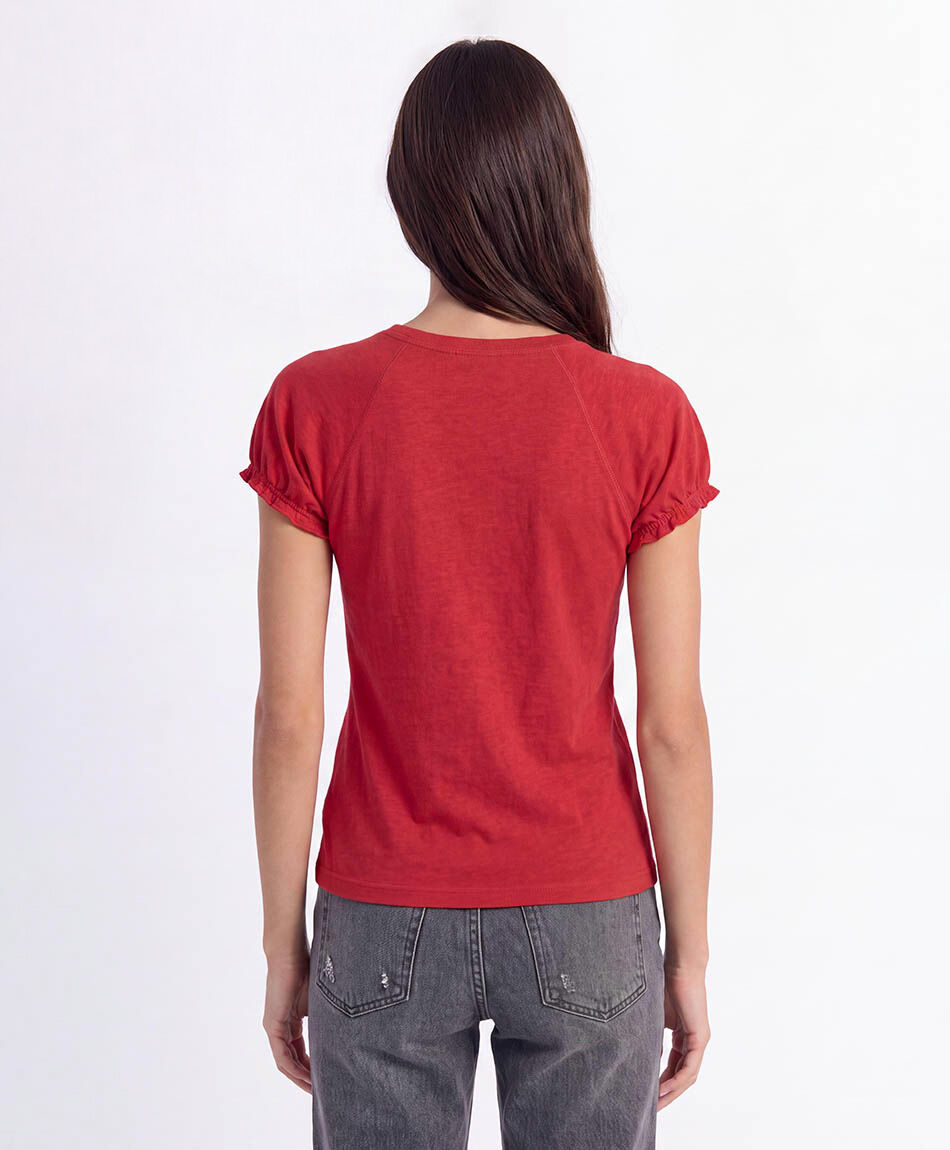Polera mujer manga el&aacute;stica