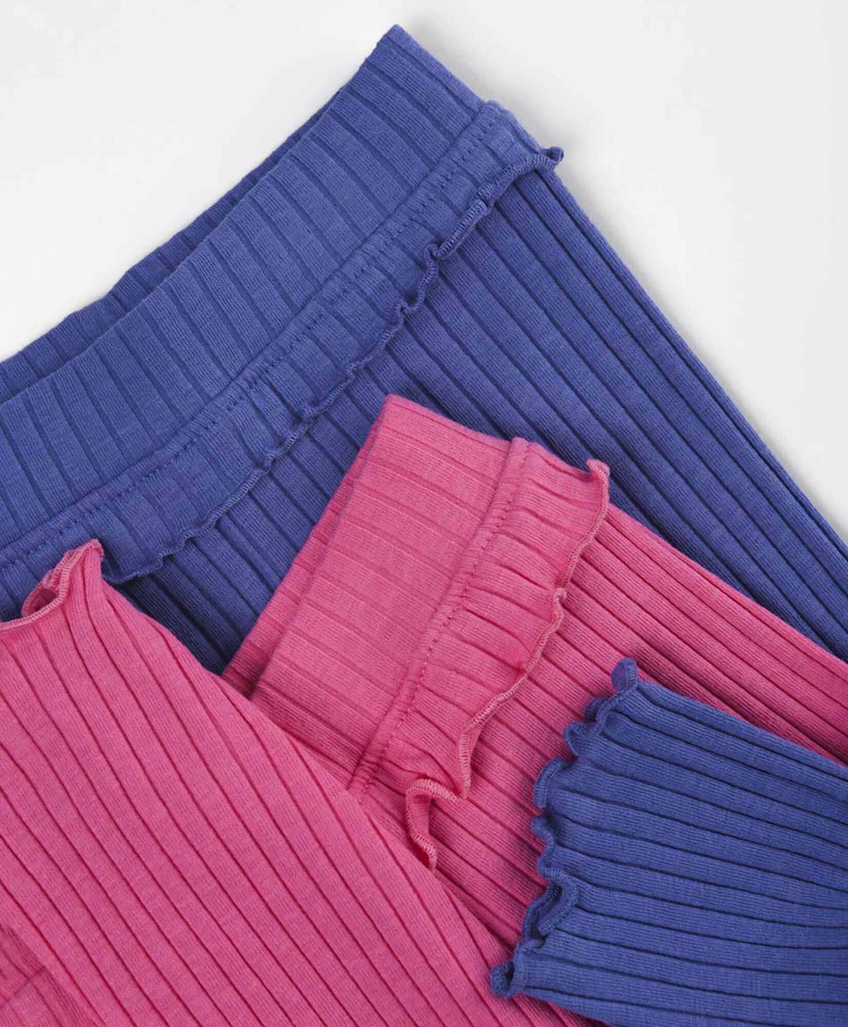 Pack 2 leggins bebé acanaladas Pack 2 leggins bebé acanaladas