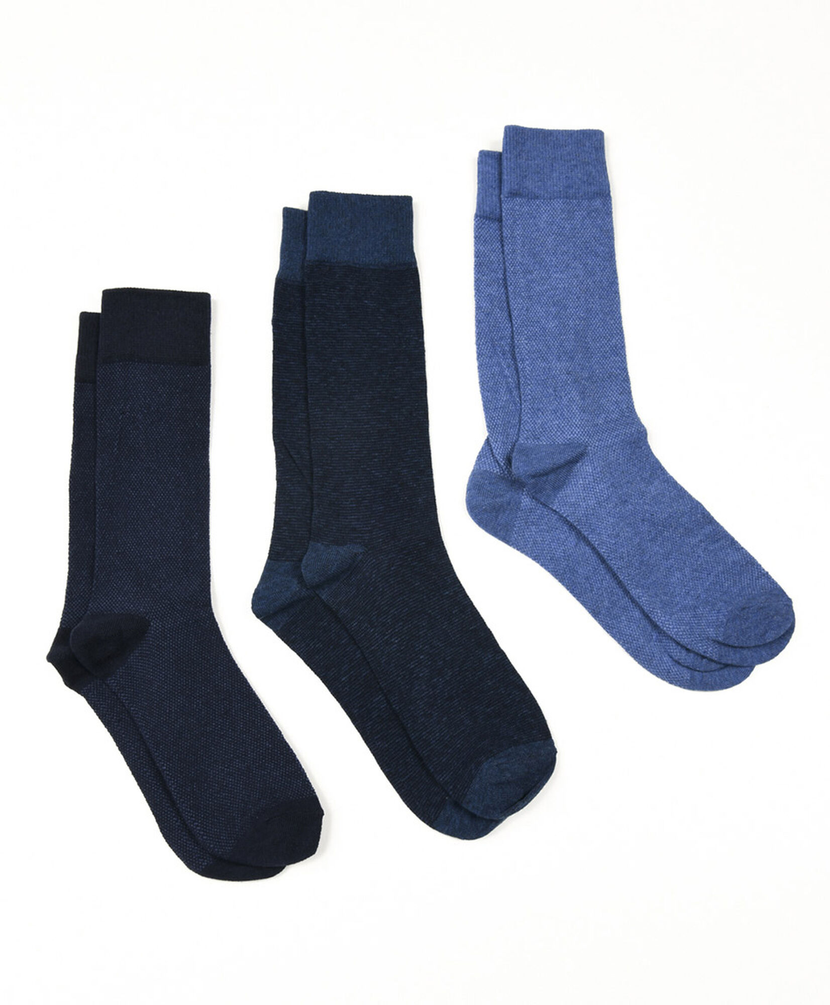 Pack 3 calcetines hombre azules Pack 3 calcetines hombre azules