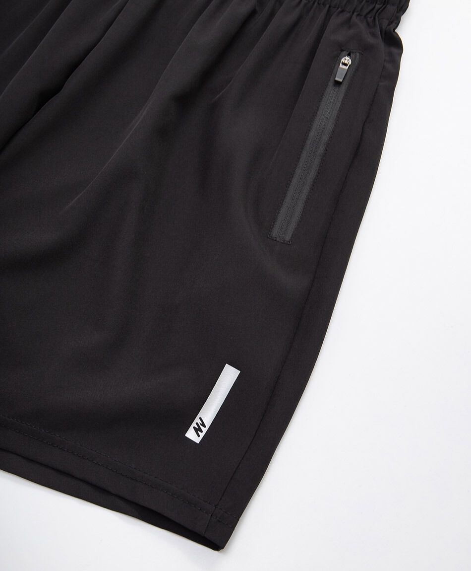 Short deportivo hombre negro cierres