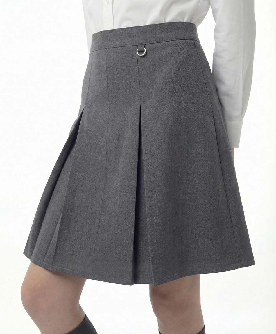 Falda escolar gris