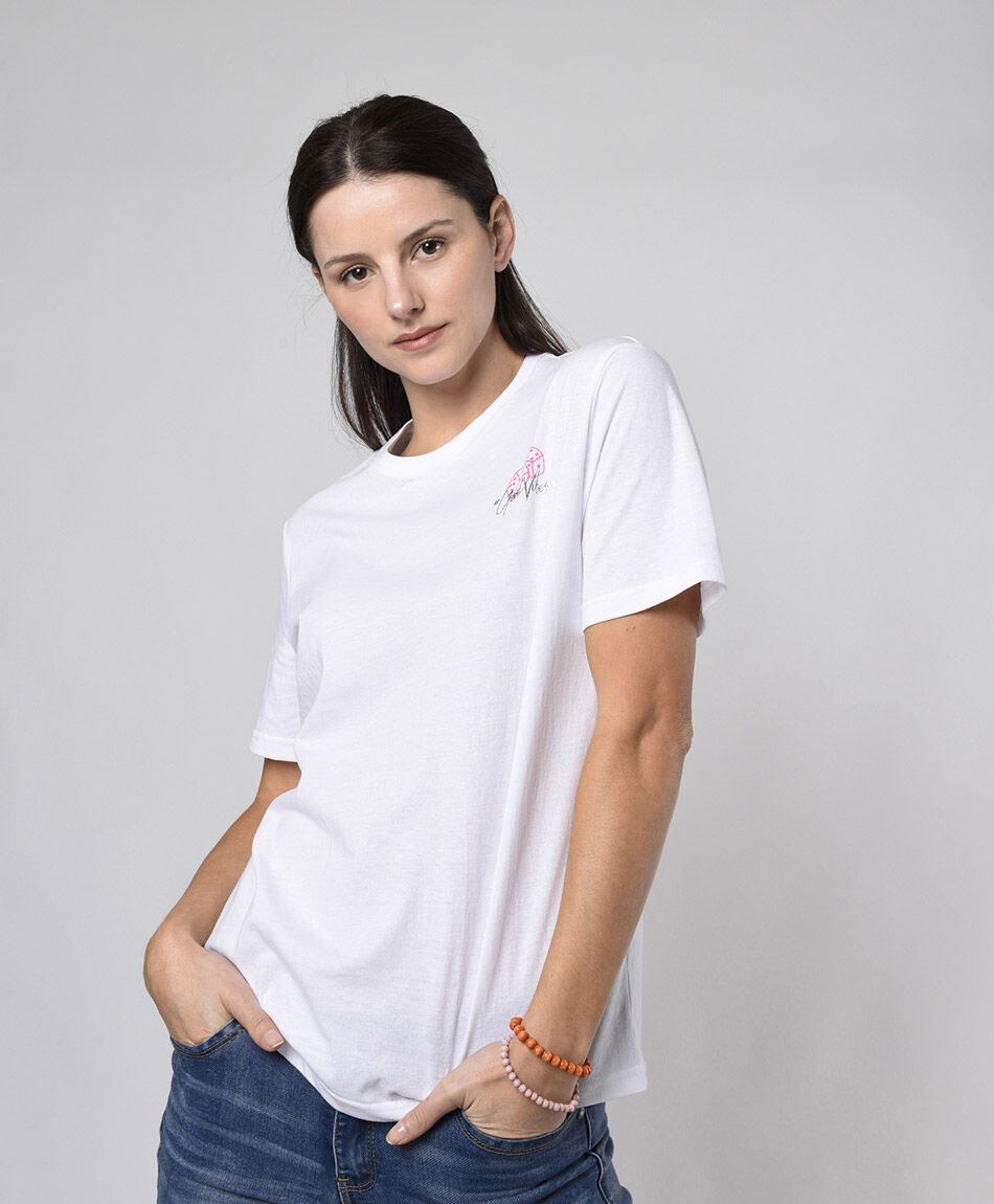 Polera mujer good vibes