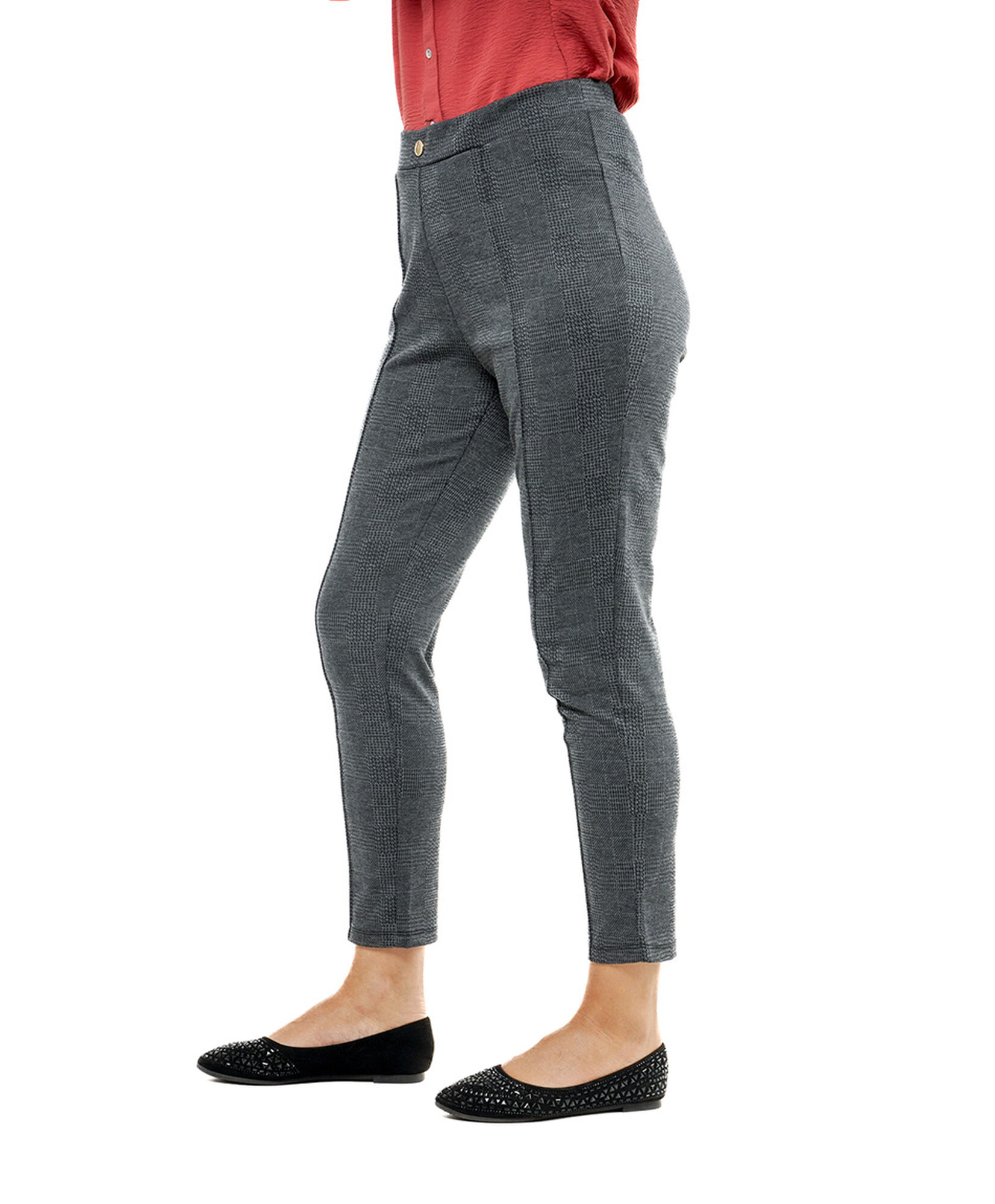 Leggins mujer cuadrillé jacquard Leggins mujer cuadrillé jacquard
