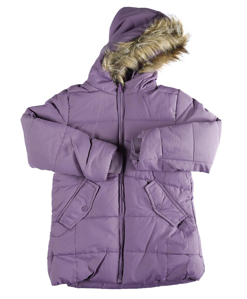 Parka capucha peluda