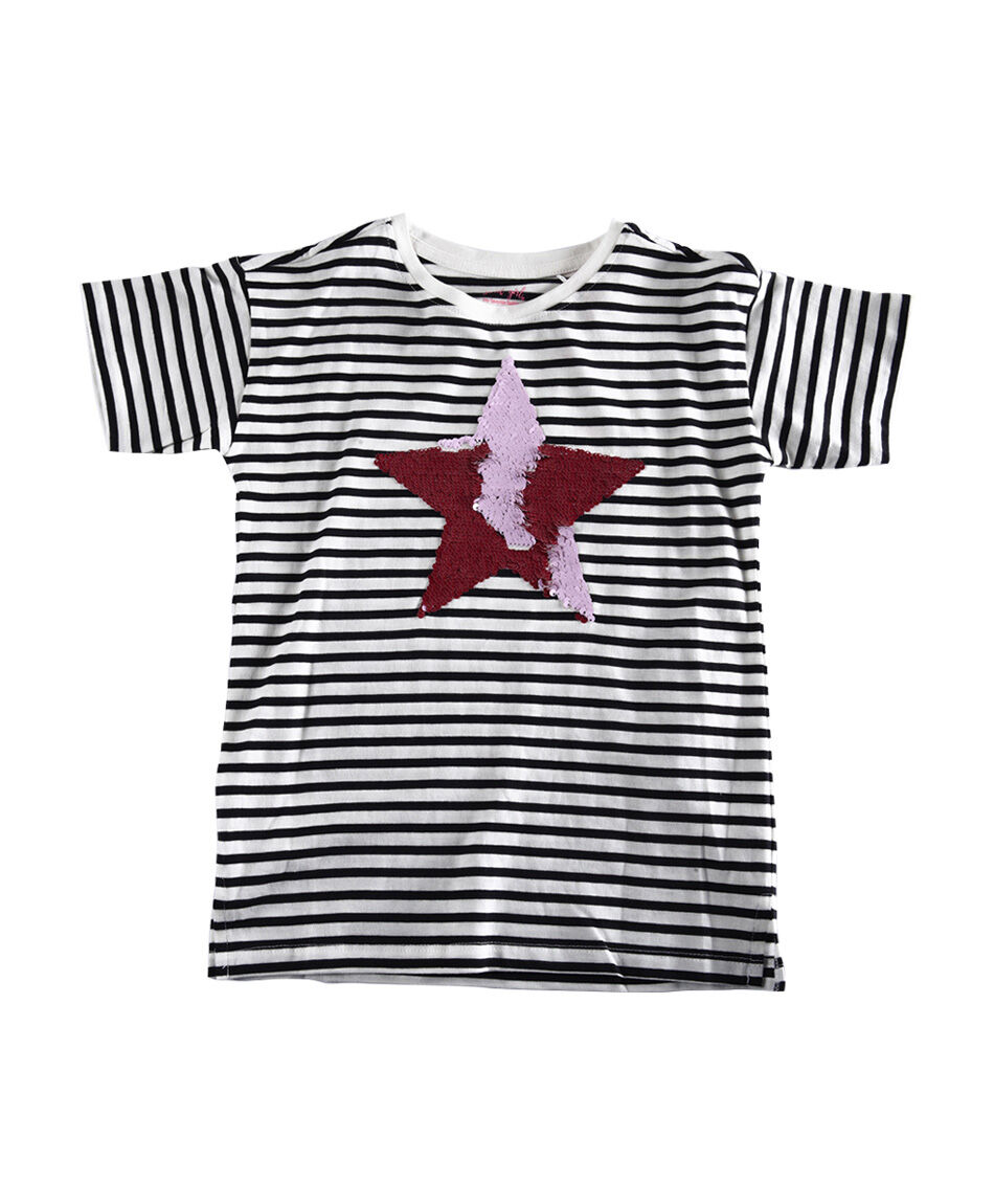 Polera lentejuela reversible