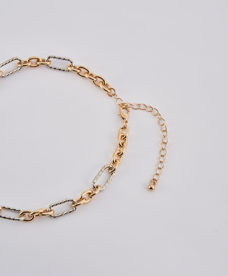 Set collar mujer dorado