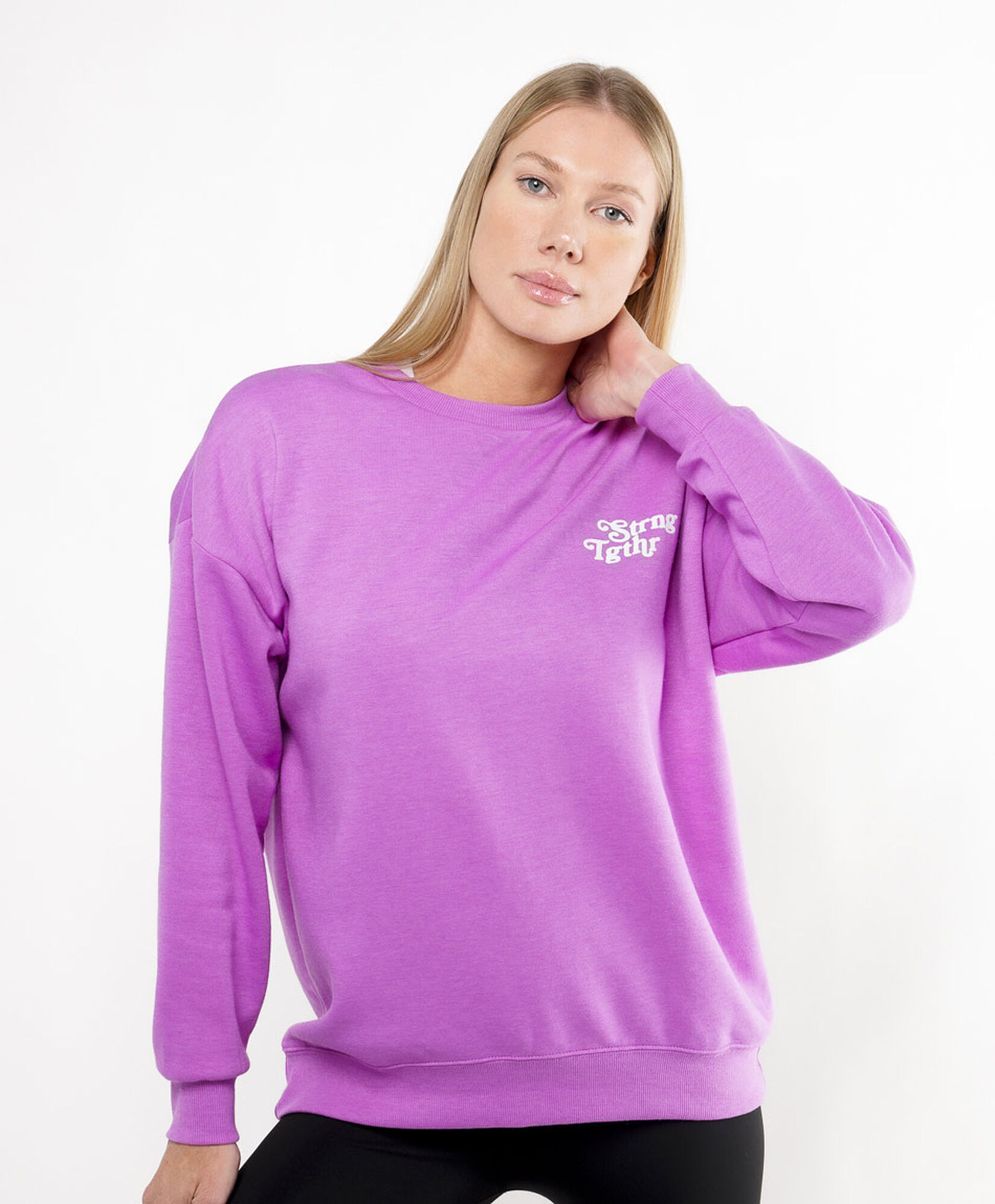 Polerón deportivo mujer oversize Polerón deportivo mujer oversize