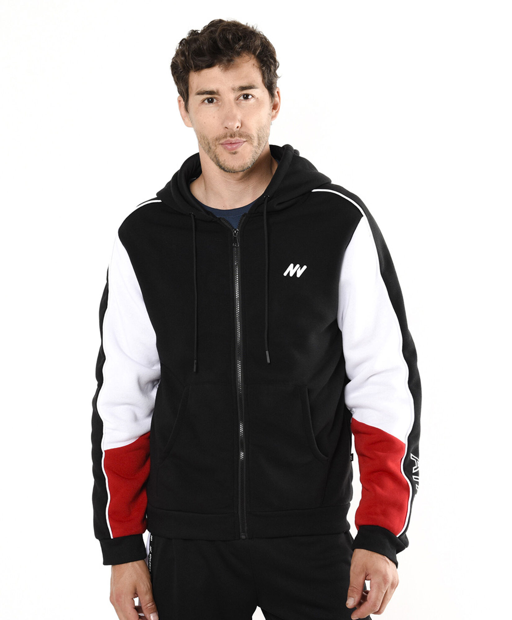 Polerón deportivo hombre tricolor Polerón deportivo hombre tricolor