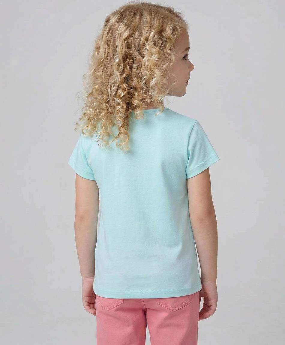 Polera ni&ntilde;a tropical