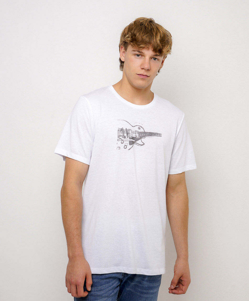 Polera hombre guitarra