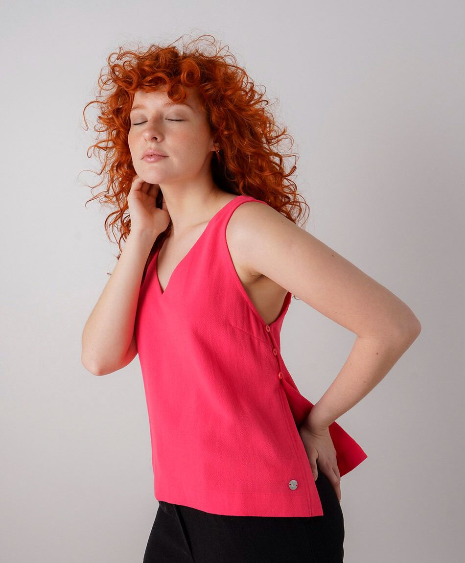 Blusa mujer lino