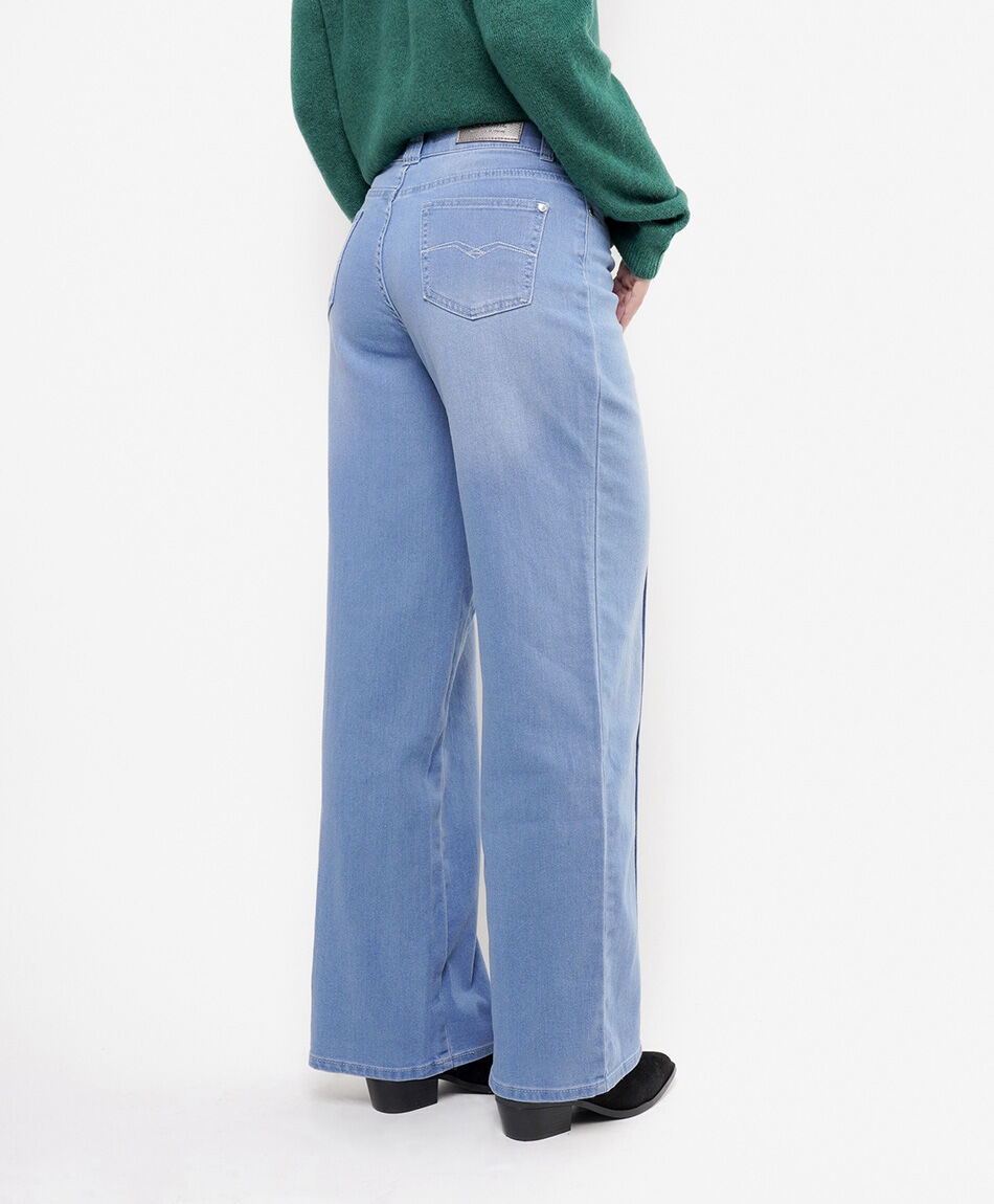 Jeans mujer costuras vesticales
