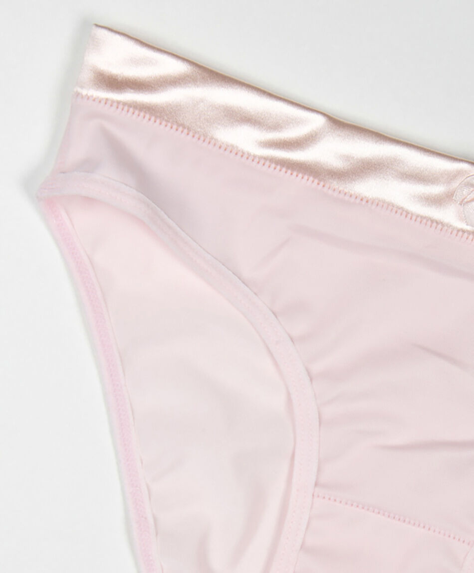 Bikini mujer cintura satinada