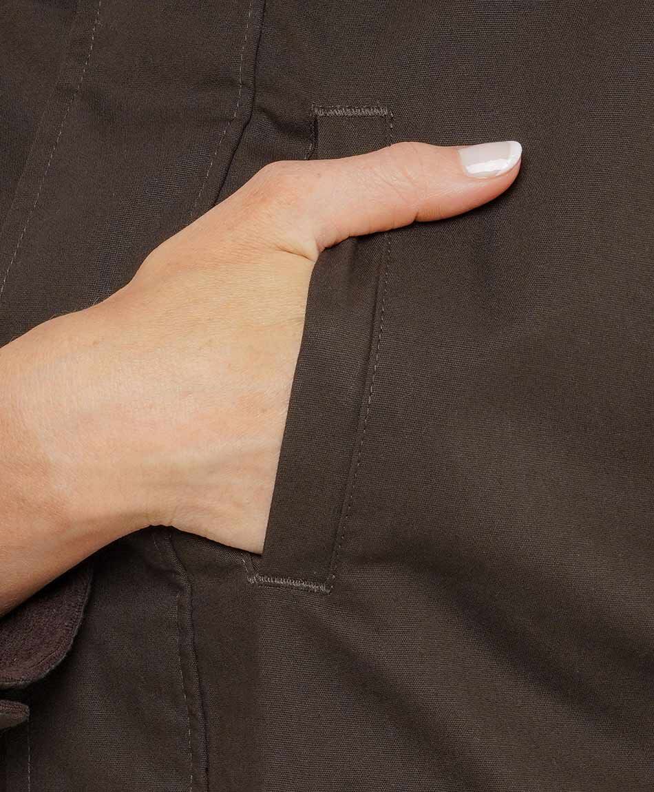 Chaqueta mujer forrado escoc&eacute;s