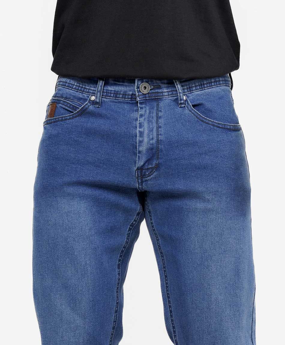 Jeans hombre desgastado slim fit
