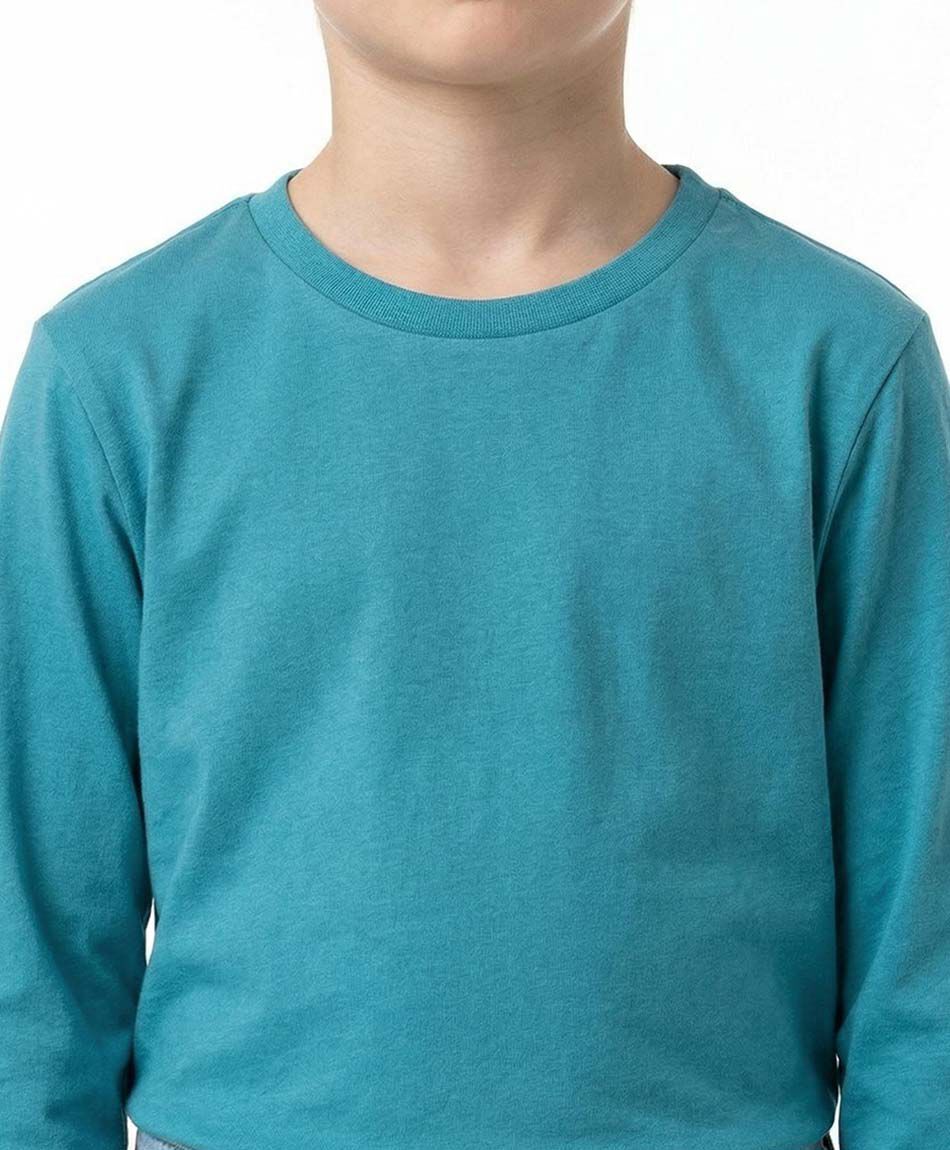 Polera ni&ntilde;o b&aacute;sica manga larga