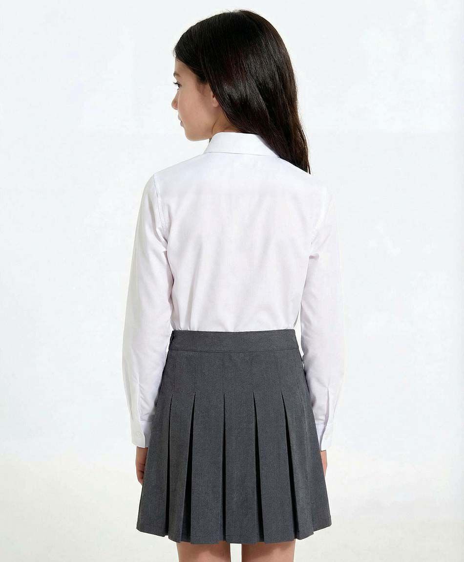 Blusa escolar lisa blanca