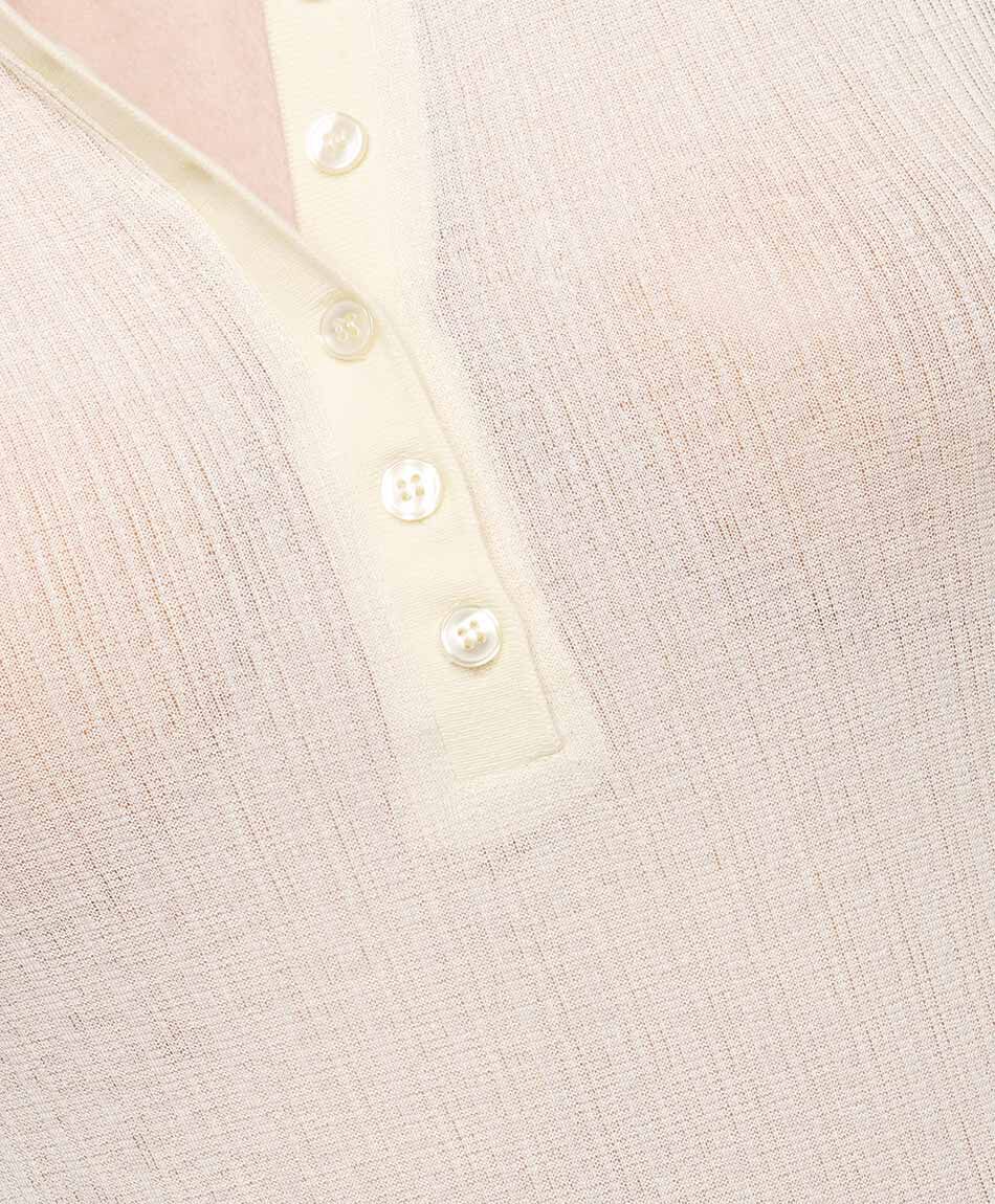 Polera mujer jacquard polo