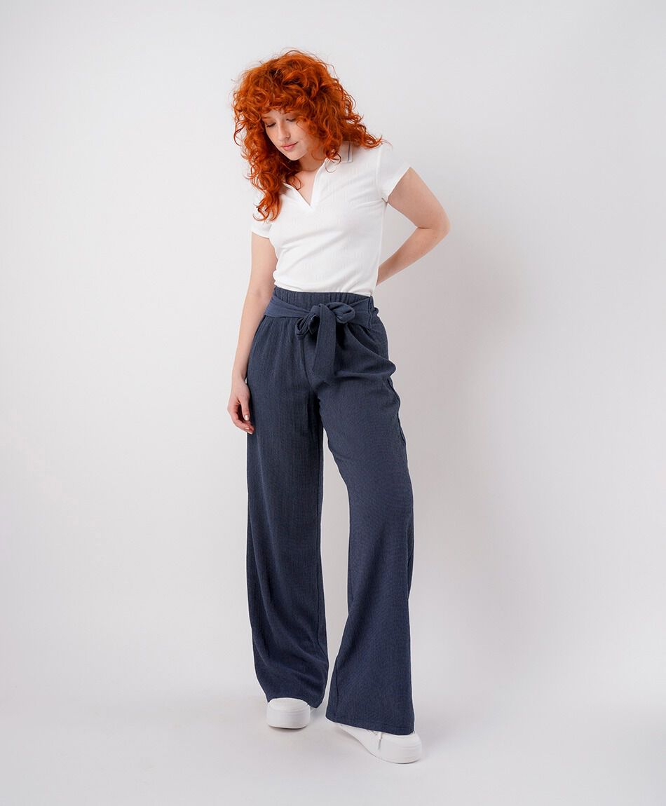 Pantal&oacute;n mujer textura vichi