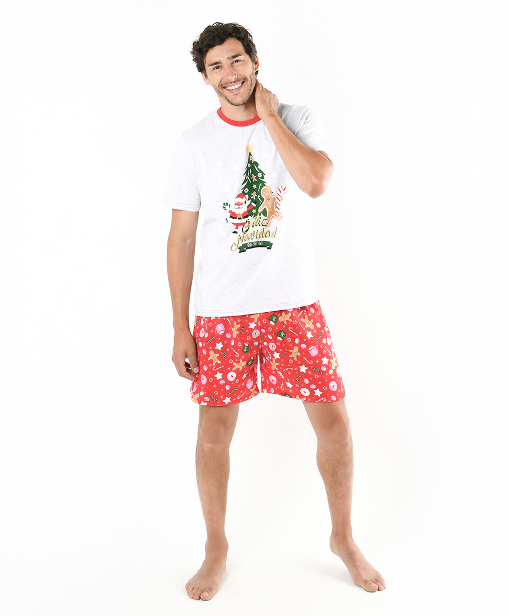 Pijama hombre navidad short Pijama hombre navidad short