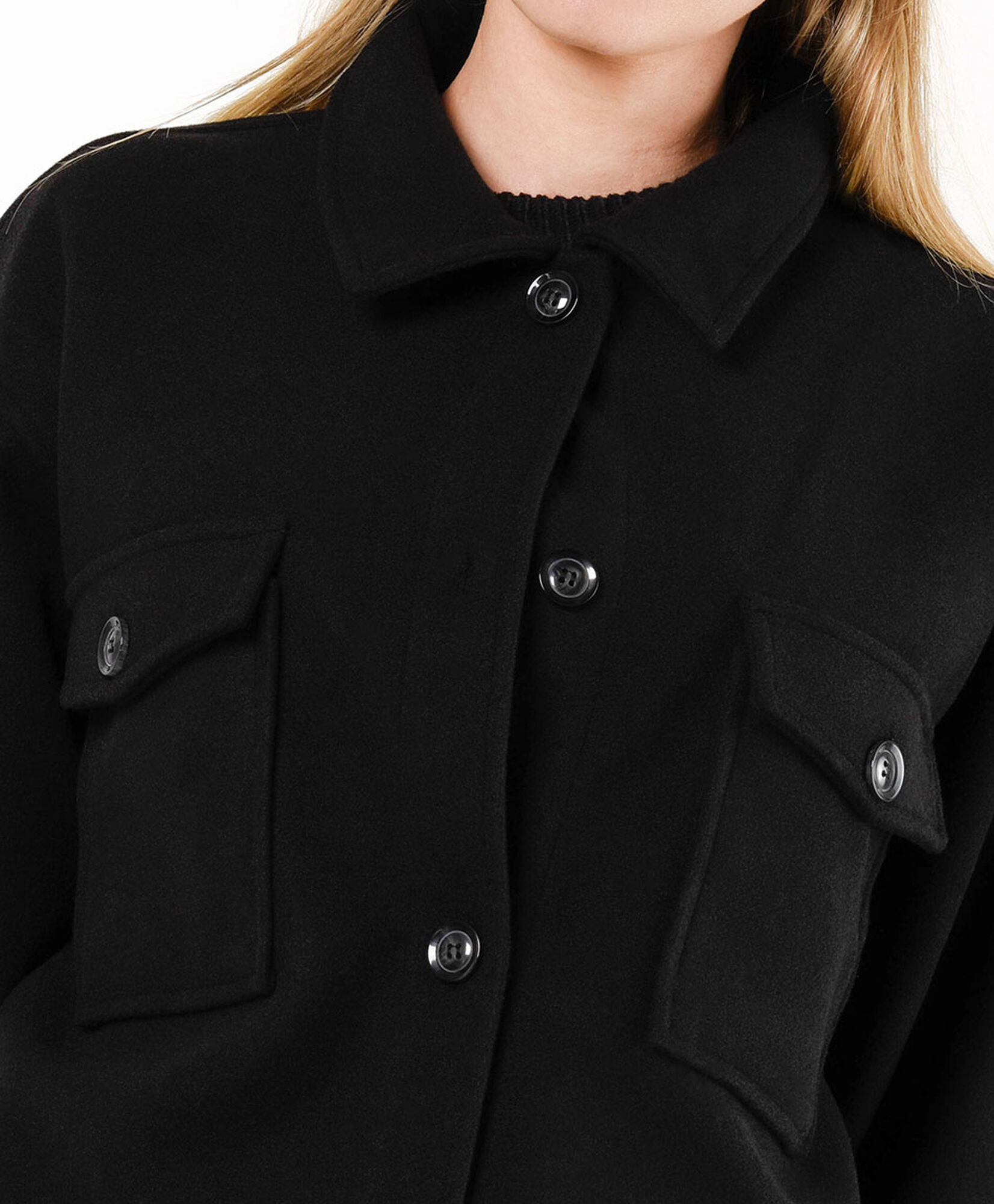 Chaqueta mujer estilo leñadora negra Chaqueta mujer estilo leñadora negra