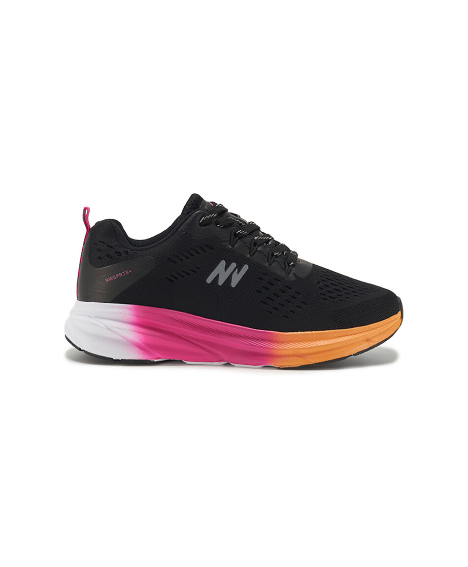 Zapatilla deportiva mujer plataforma degrad&eacute;