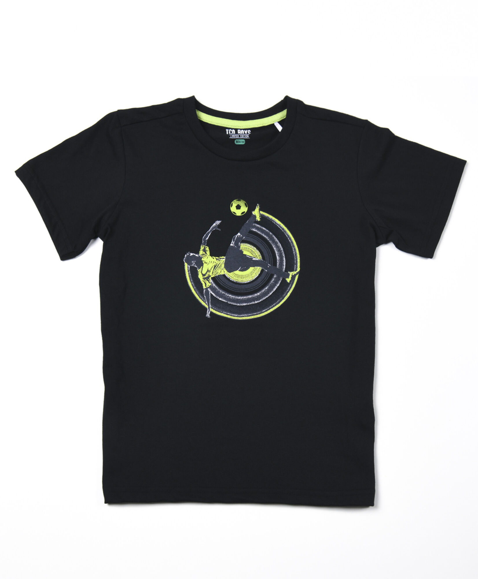 Polera niño fútbol negra Polera niño fútbol negra